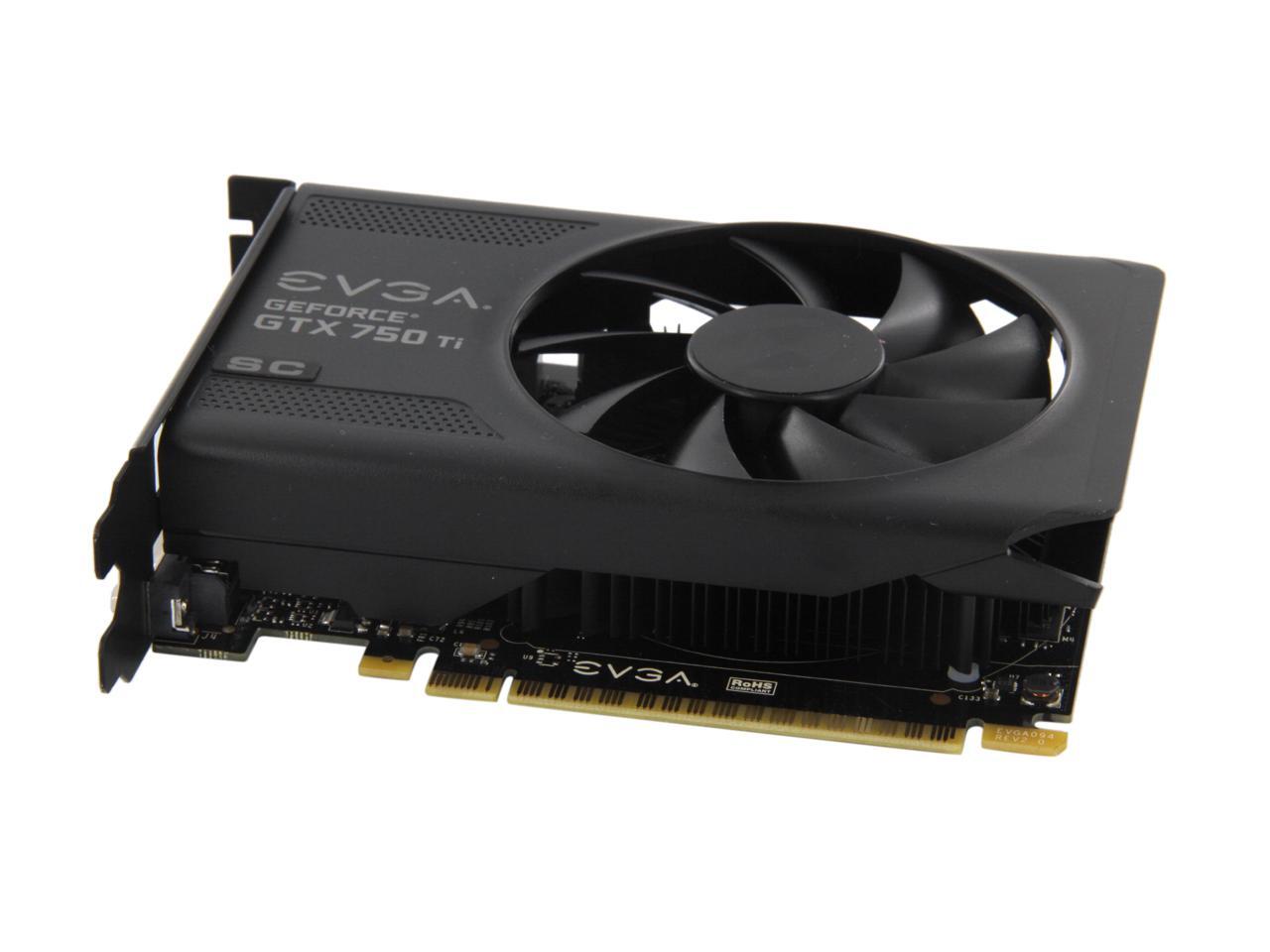 EVGA GeForce GTX 750 Ti Superclocked Graphics Card 02G-P4-3753-KR