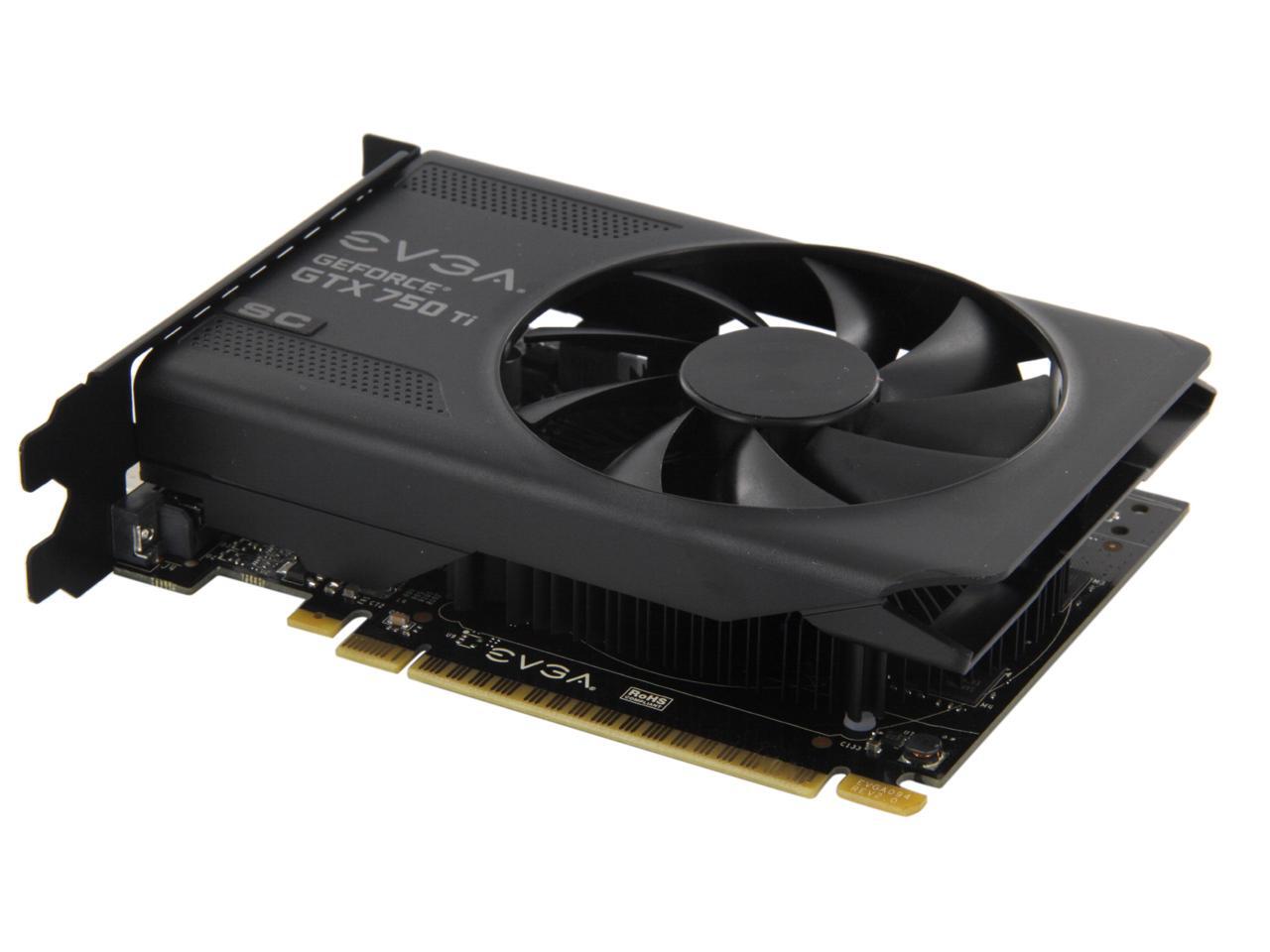 EVGA GeForce GTX 750 Ti Superclocked Graphics Card 02G-P4-3753-KR