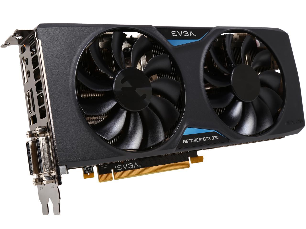 Evga Geforce Gtx 970 04g P4 2978 Kr 4gb Ftw Gaming W Acx 2 0 Silent Cooling Graphics Card Newegg Com