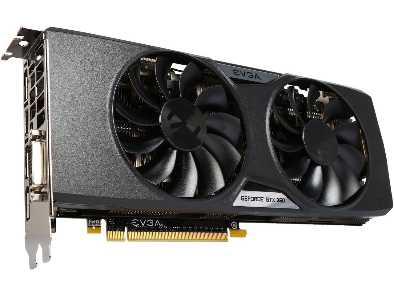 Evga Geforce Gtx 960 02g P4 2966 Kr 2gb Ssc Gaming W Acx 2 0 Whisper Silent Cooling Graphics Card Newegg Com