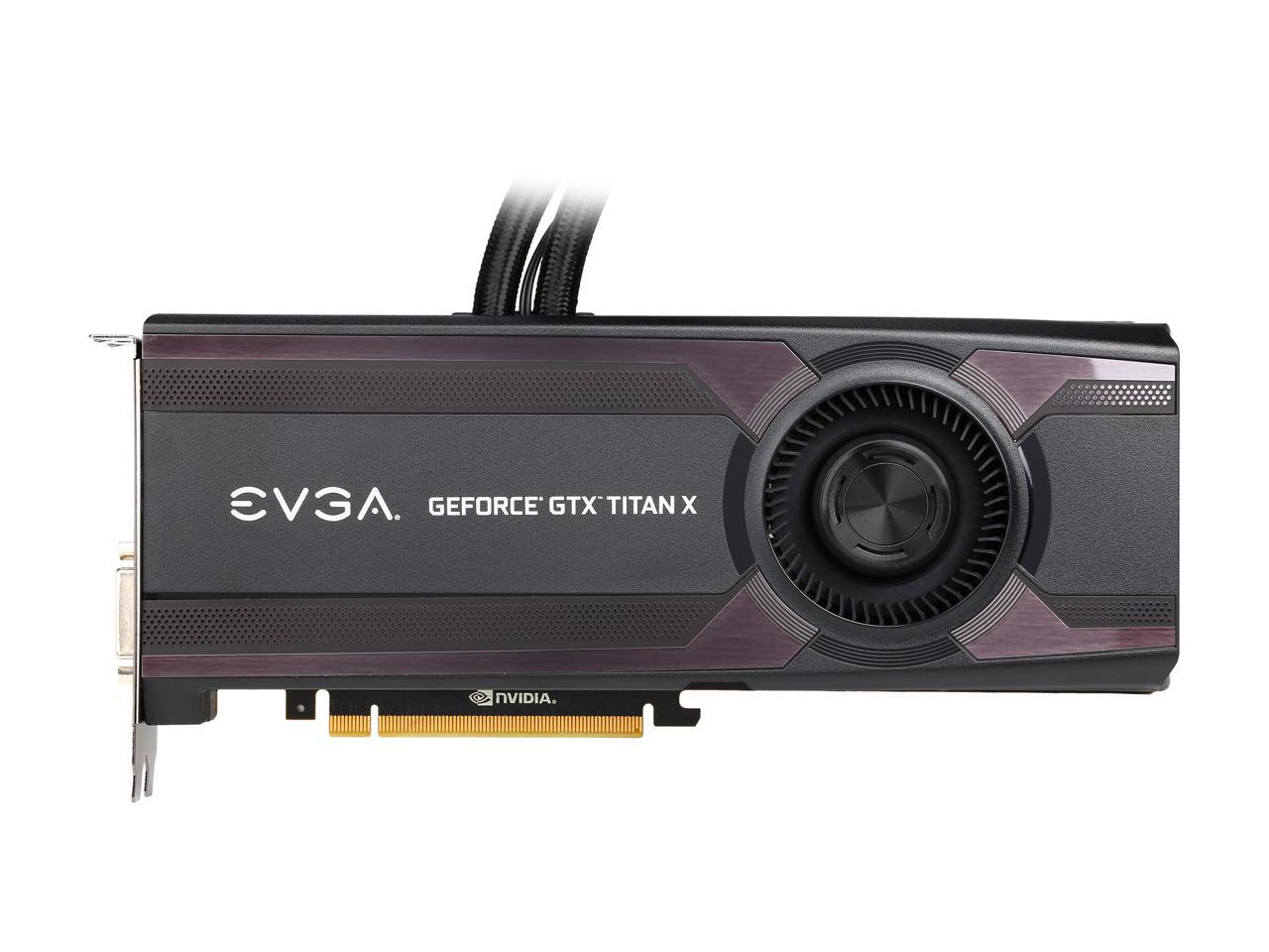 EVGA GeForce GTX TITAN X 12GP41999KR 12GB HYBRID GAMING, "All in One