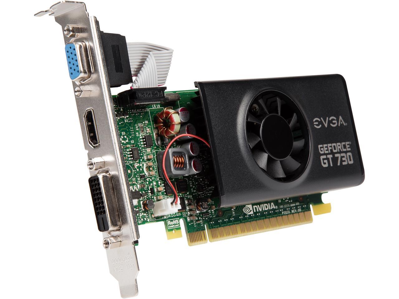 Refurbished: EVGA GeForce GT 730 Video Card 02G-P3-3733-RX - Newegg.com