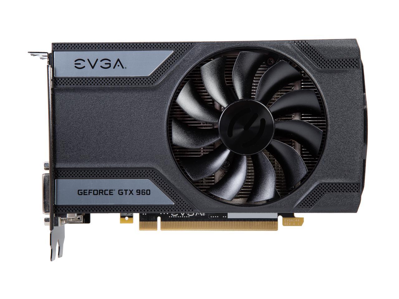 EVGA GeForce GTX 960 04G-P4-1962-KR 4GB SC GAMING, Only 6.8 inches ...