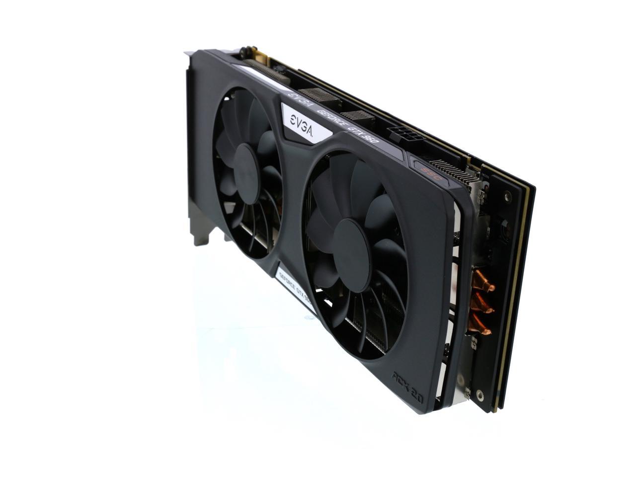 EVGA GeForce GTX 960 04G-P4-3967-KR 4GB SSC GAMING w/ACX 2.0+, Whisper  Silent Cooling w/ Free Installed Backplate Graphics Card