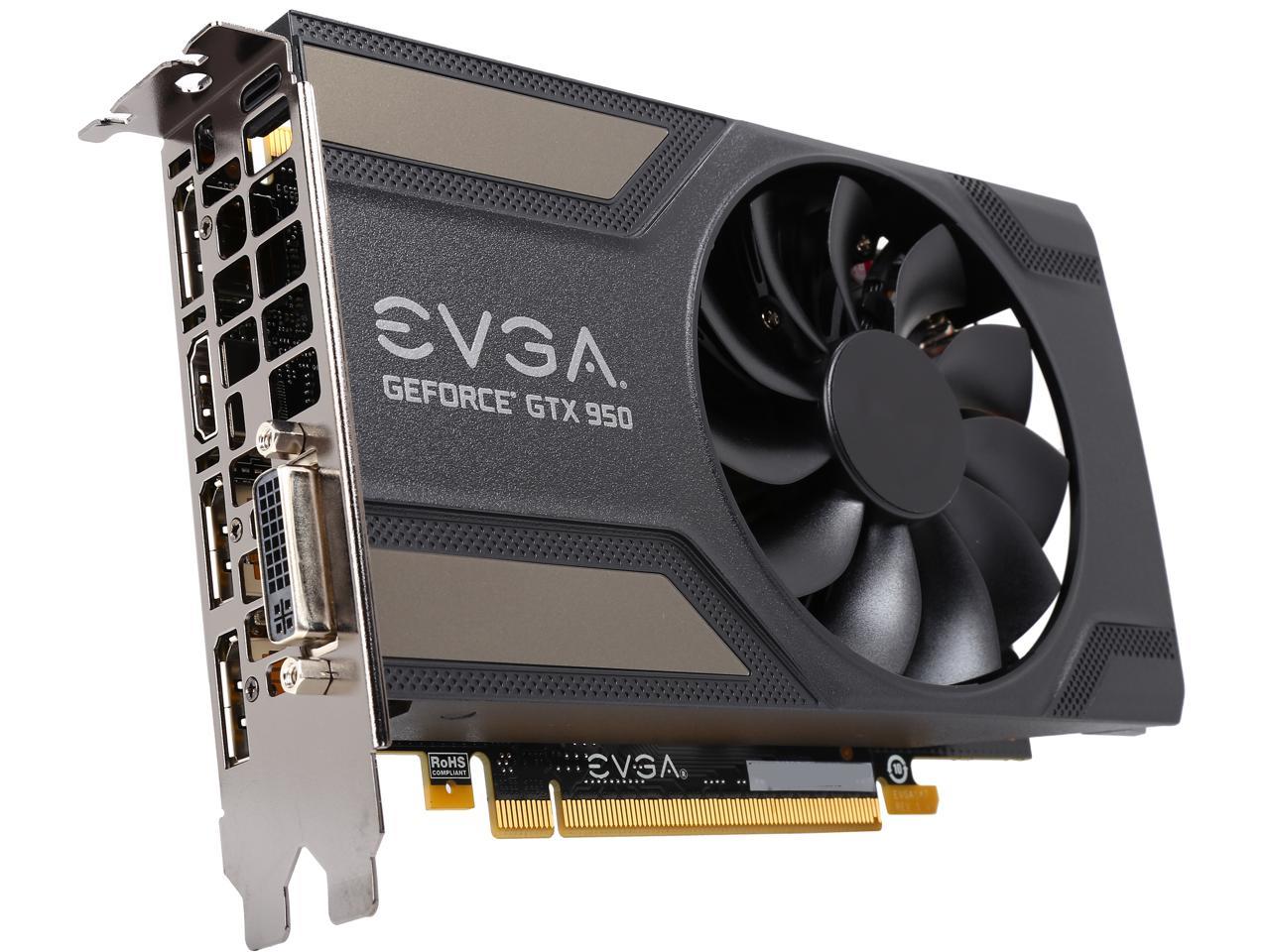Used - Very Good: EVGA GeForce GTX 950 02G-P4-2951-KR 2GB GAMING