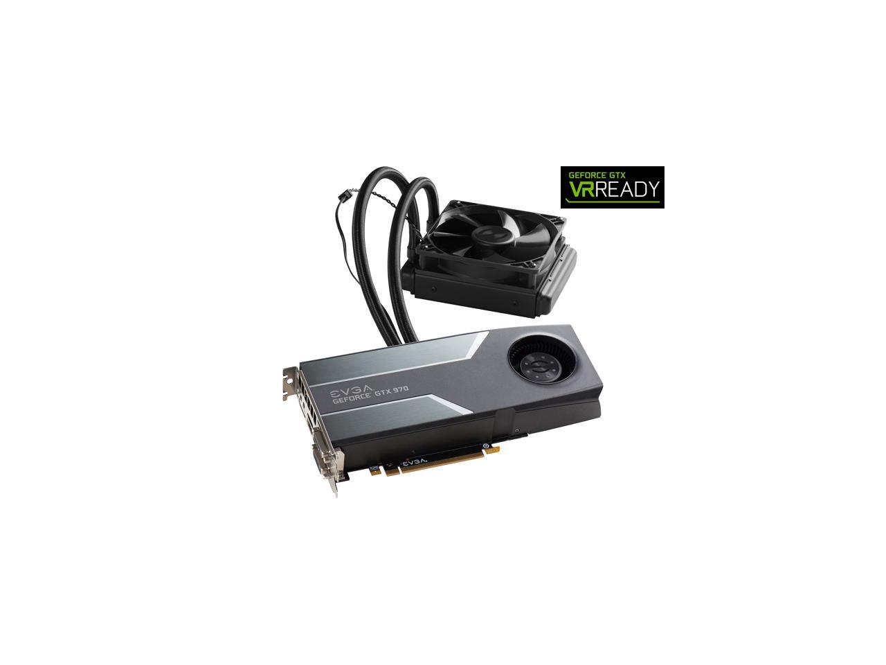 EVGA GeForce GTX 970 04GP41976KR 4GB HYBRID GAMING, "All in One" No