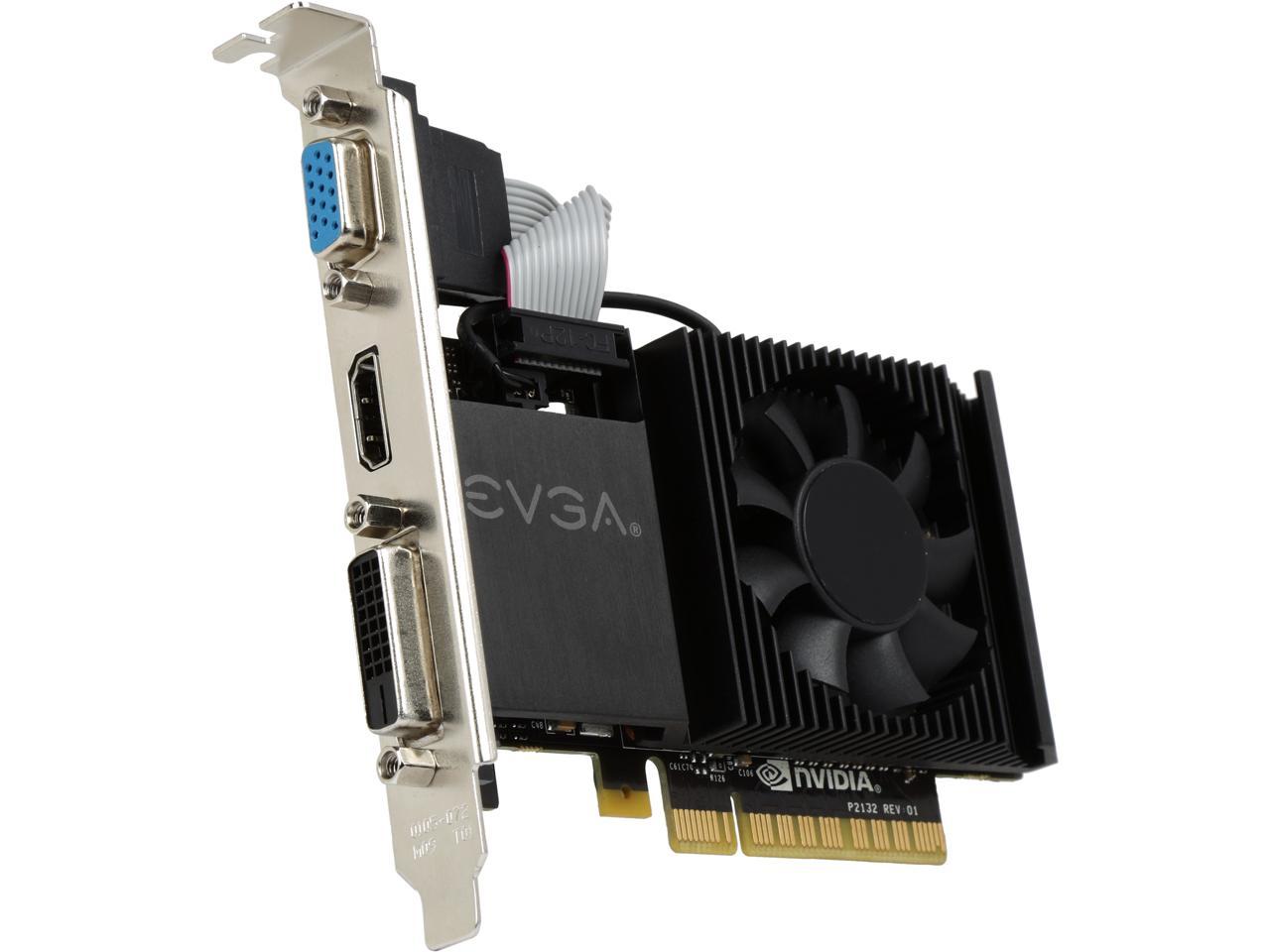 EVGA GT 710 2GB DDR3 64-bit Single Slot 