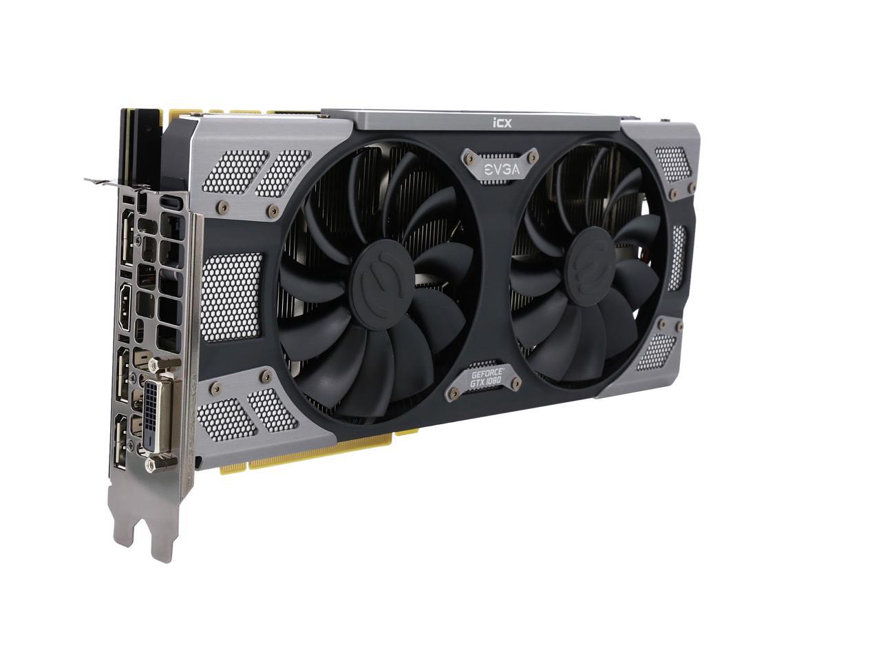 EVGA GeForce GTX 1080 FTW2 GAMING iCX, 08G-P4-6686-KR, 8GB GDDR5X, RGB ...