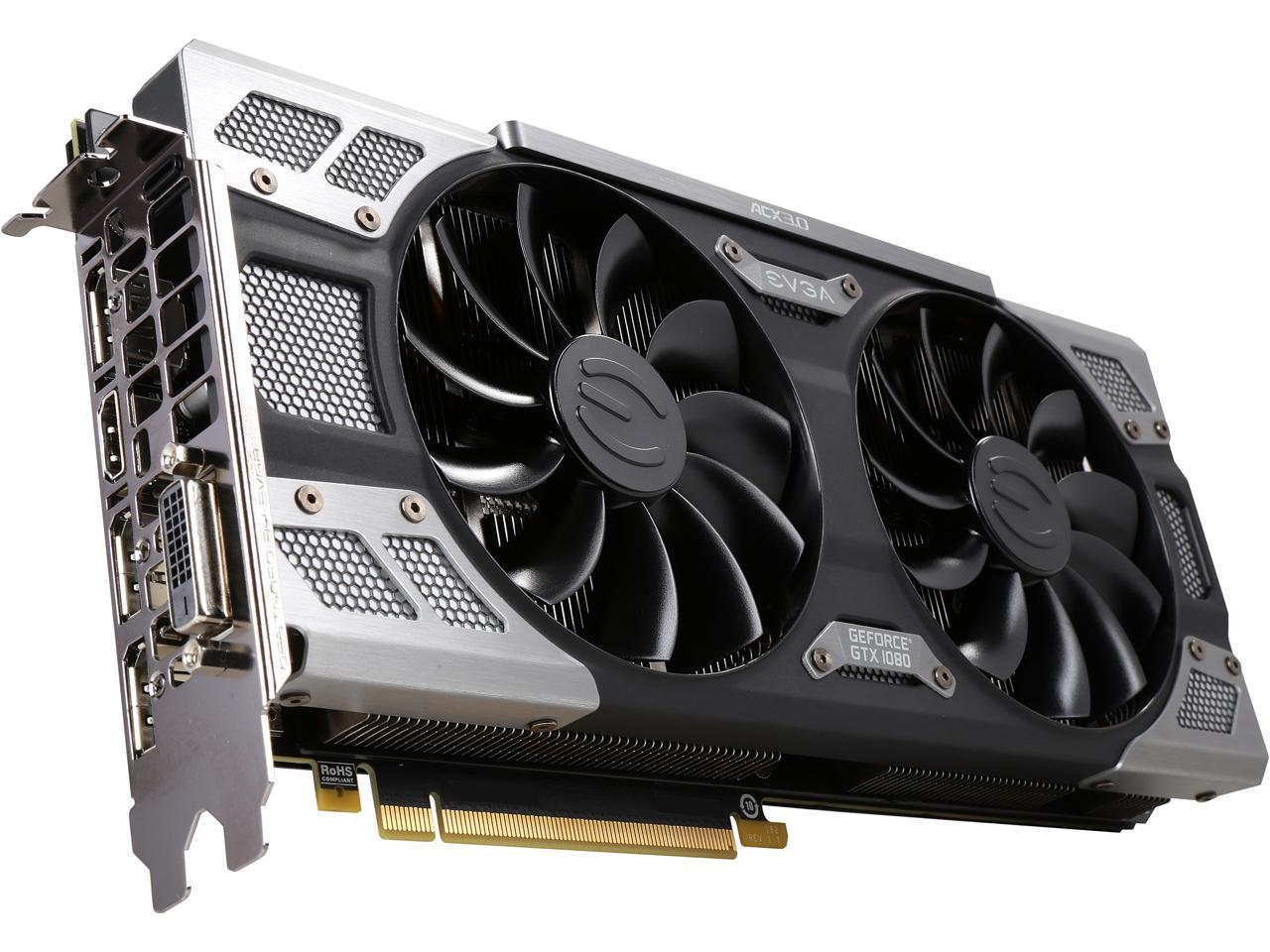 Refurbished: Evga Geforce Gtx 1080 08g-p4-6284-rx Ftw Dt Gaming Acx 3.0 