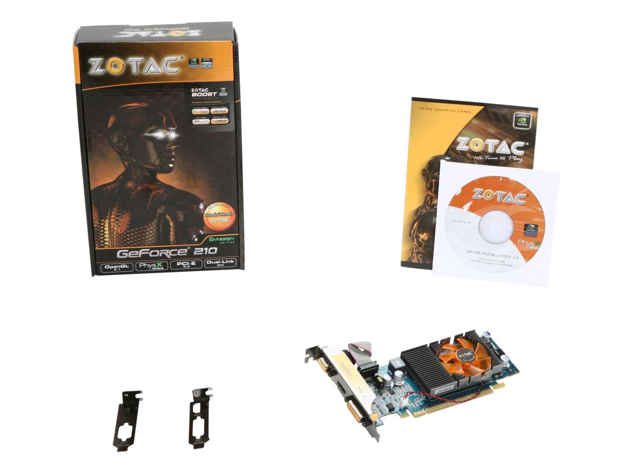 ZOTAC GeForce 210 Video Card ZT2030110L