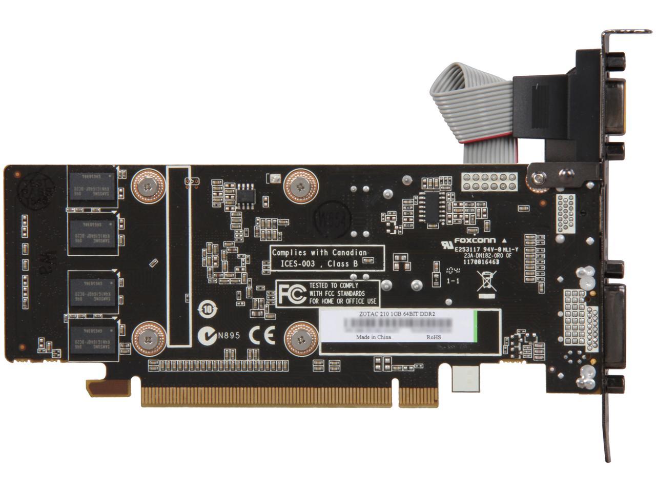 ZOTAC GeForce 210 Video Card ZT-20305-10L - Newegg.com