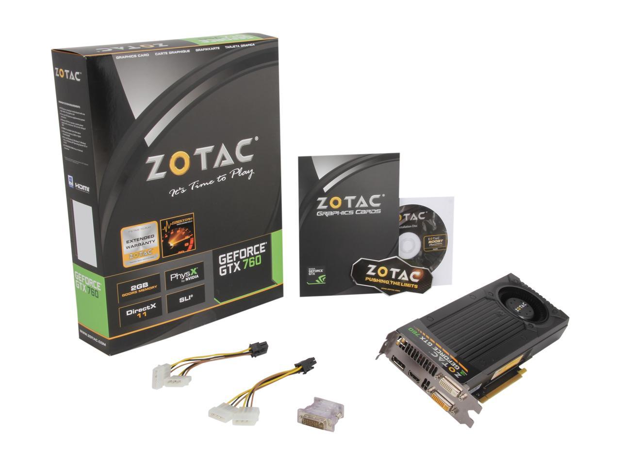 ZOTAC GeForce 760 Video Card ZT-70401-10P - Newegg.com