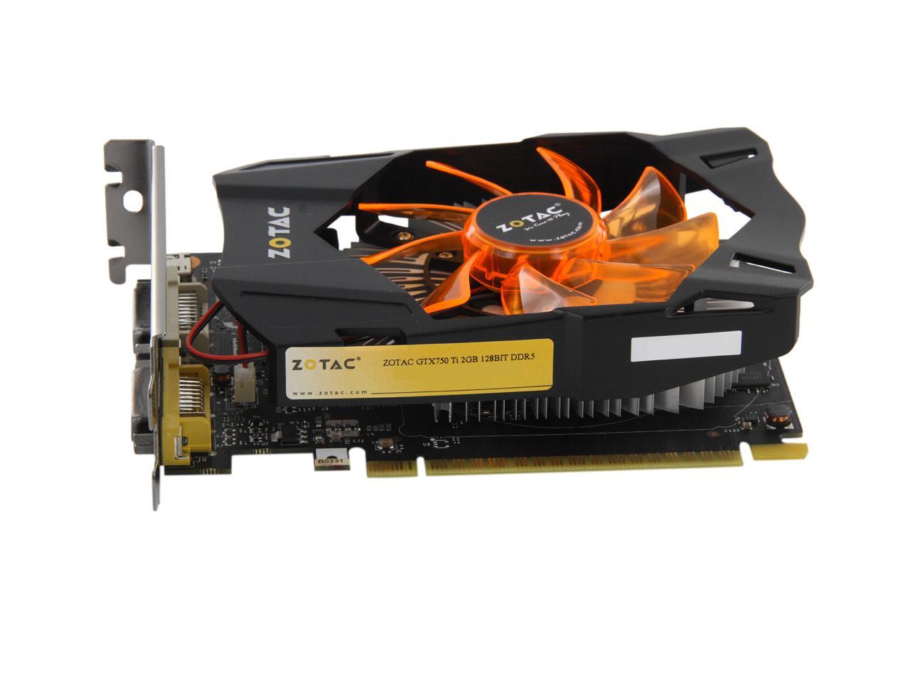 Zotac Geforce Gtx 750 Ti Directx 11 2 Zt 10m Video Card Newegg Com