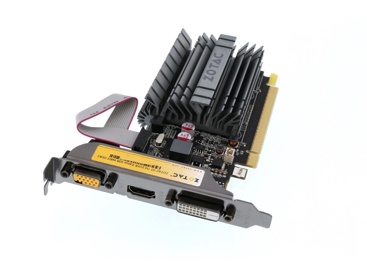 ZOTAC GeForce GT 730 Zone Edition 2GB DDR3 PCI Express HDMI DVI Graphics Card ZT-71113-20L