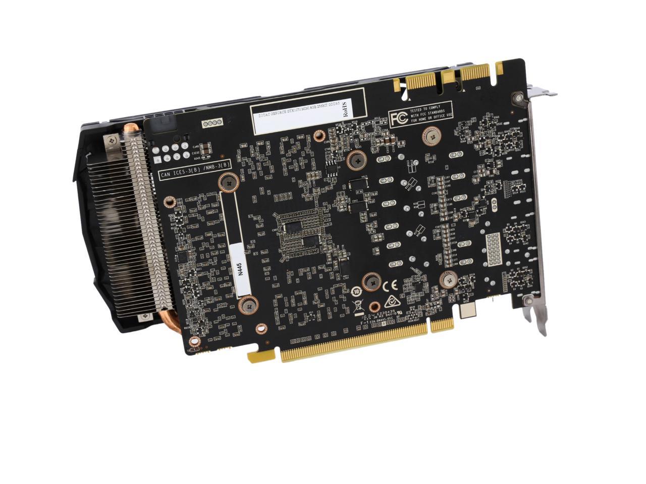 ZOTAC GeForce GTX 1070 Mini, ZT-P10700G-10M, 8GB GDDR5 
