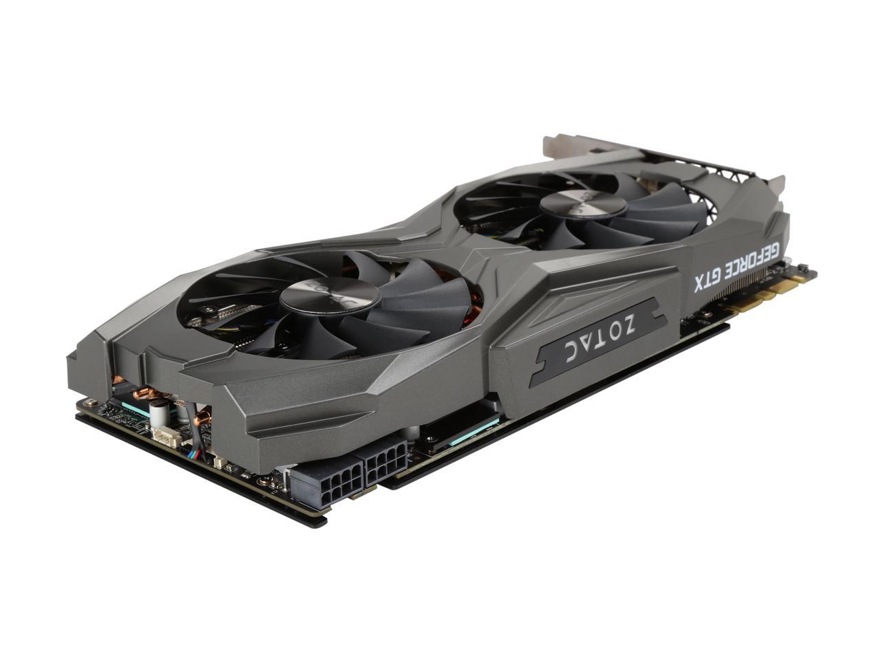 ZOTAC GeForce GTX 1080 Ti AMP Edition 11GB GDDR5X 352-bit Gaming Graphics  Card VR Ready 16+2 Power Phase Freeze Fan Stop IceStorm Cooling Spectra 