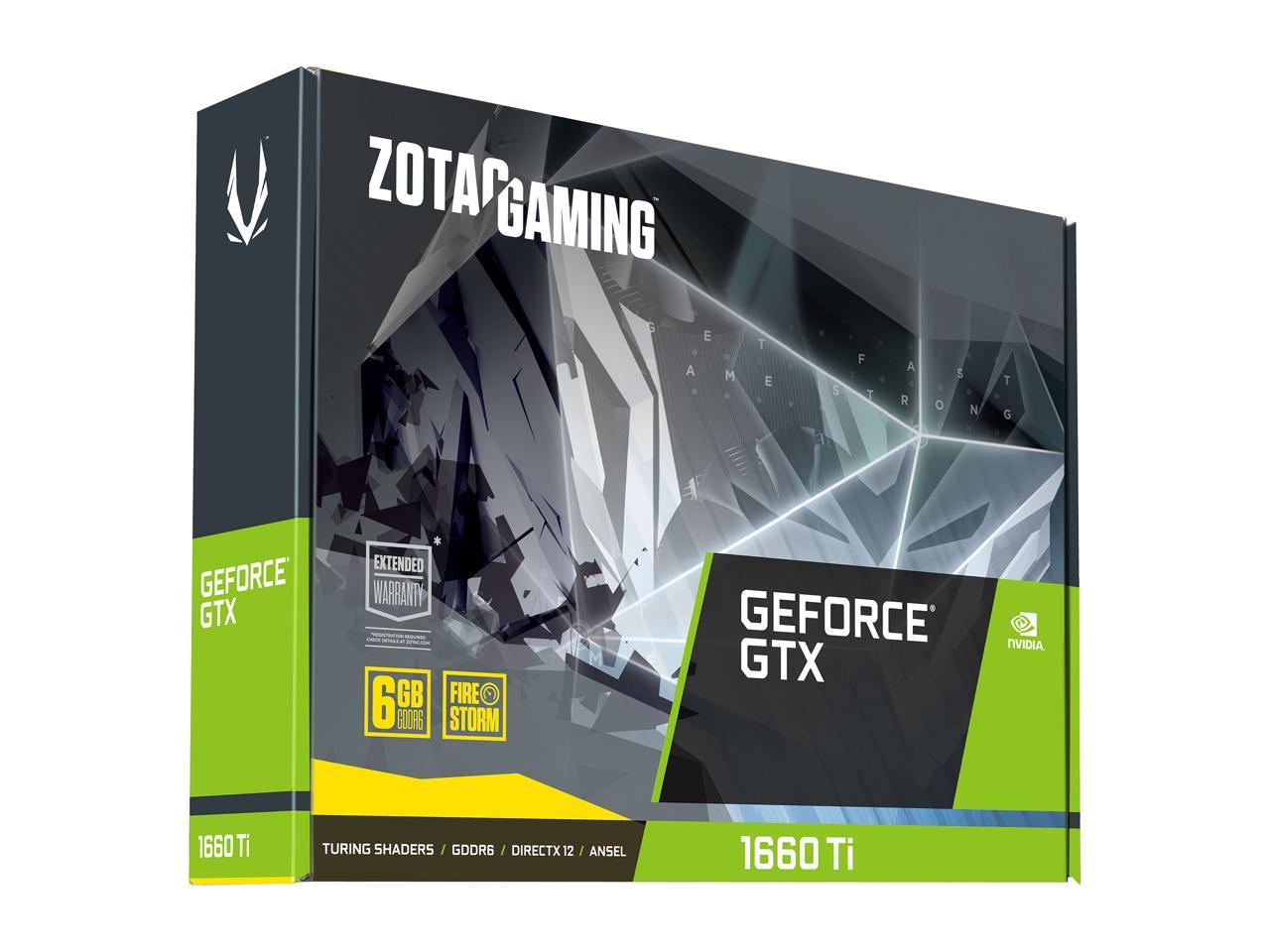 Like New: ZOTAC GAMING GeForce GTX 1660 Ti 6GB GDDR6 192