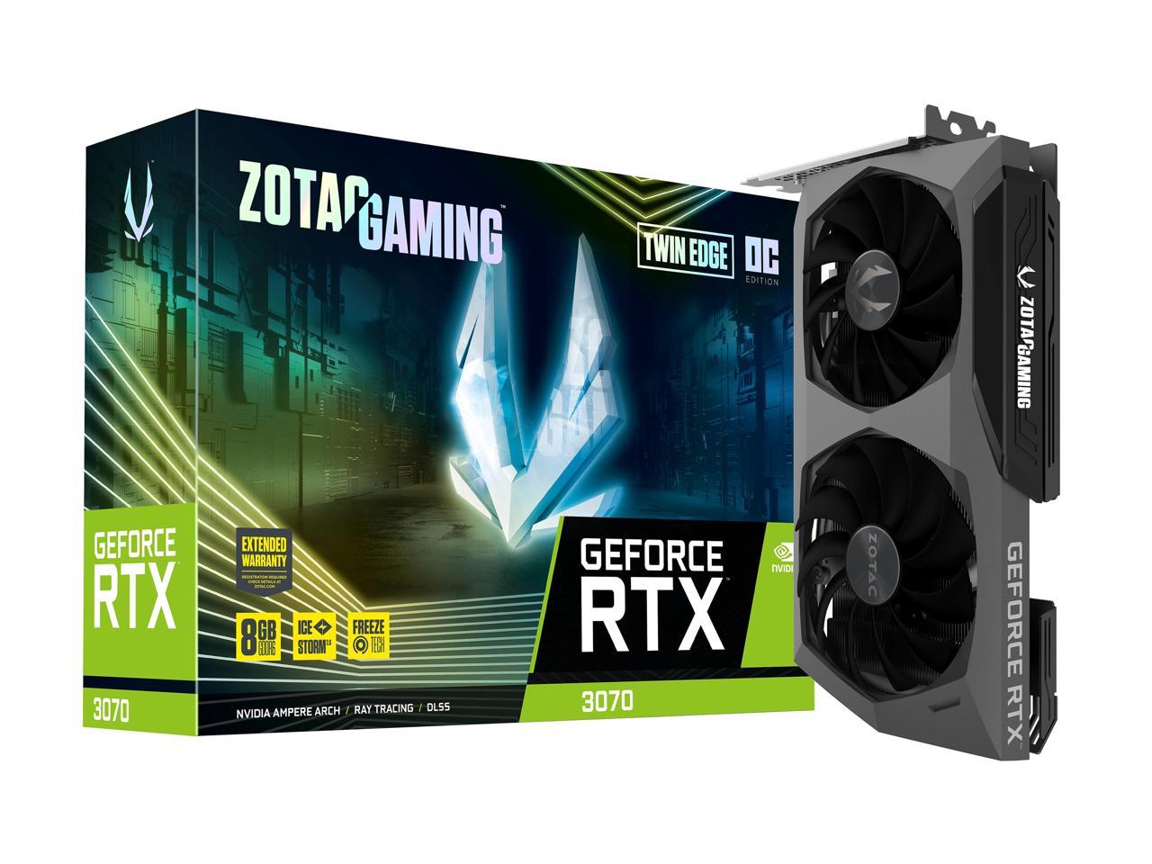 非LHR】ZOTAC RTX 3070 TWIN EDGE OC 8GB - PC/タブレット