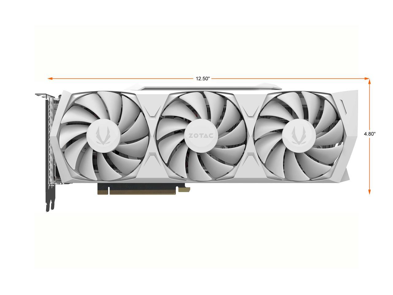 ZOTAC GAMING GeForce RTX 3080 Trinity OC White Edition LHR 