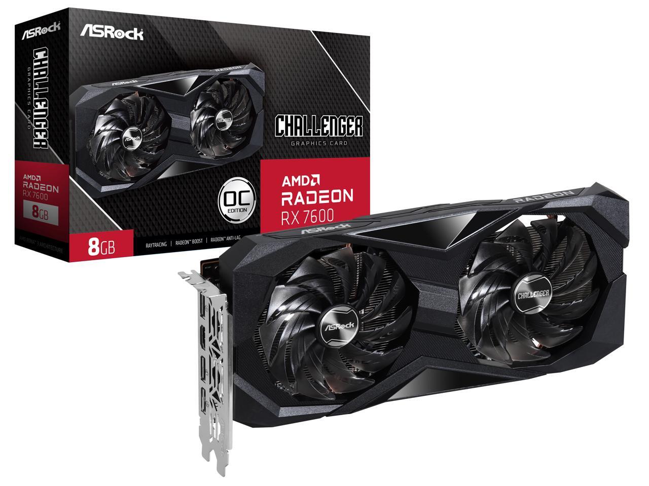 ASRock Challenger Radeon RX 7600 Video Card RX7600 CL 8GO - Newegg.ca