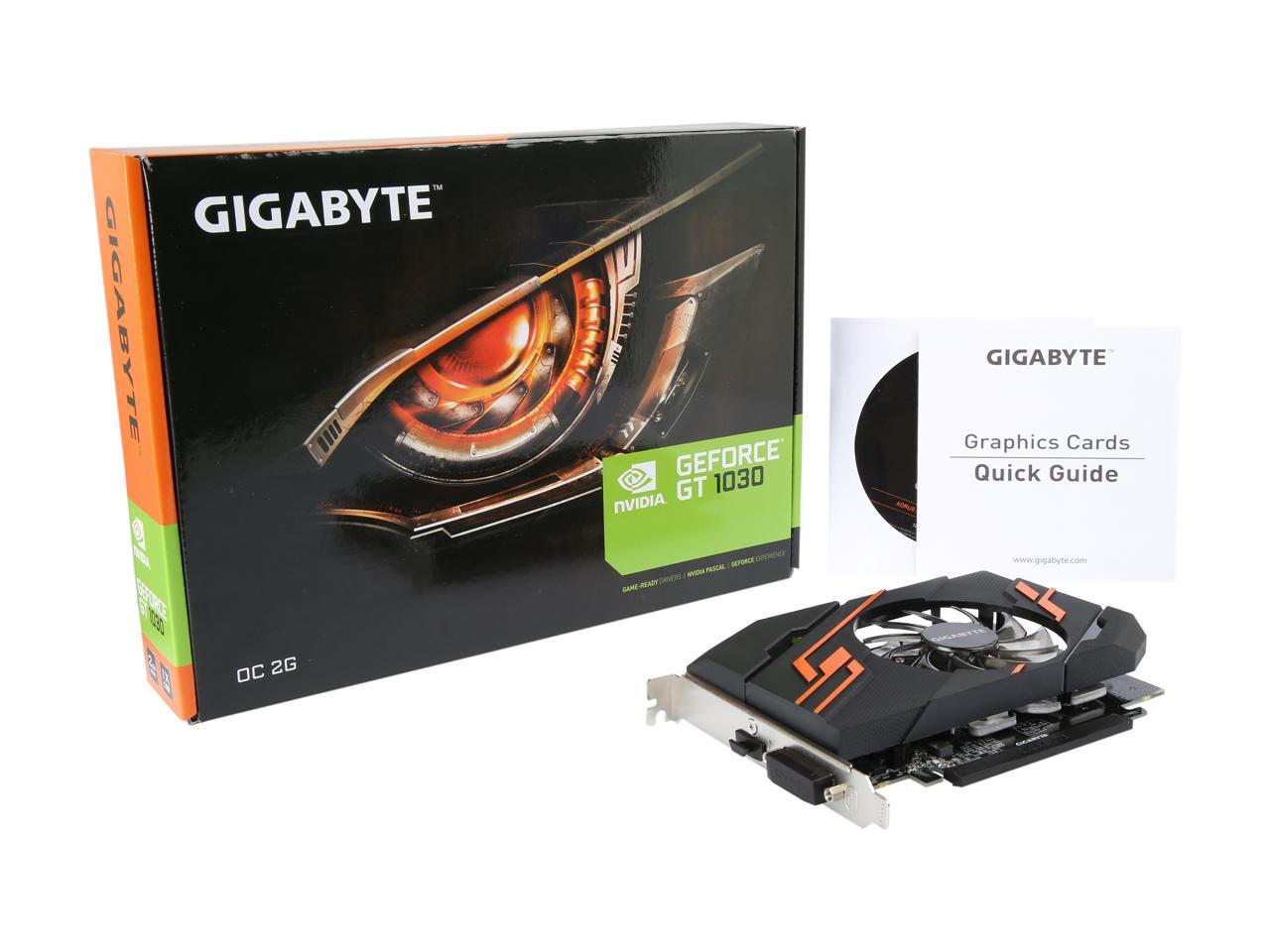 GIGABYTE GeForce GT 1030 DirectX 12 PCI 