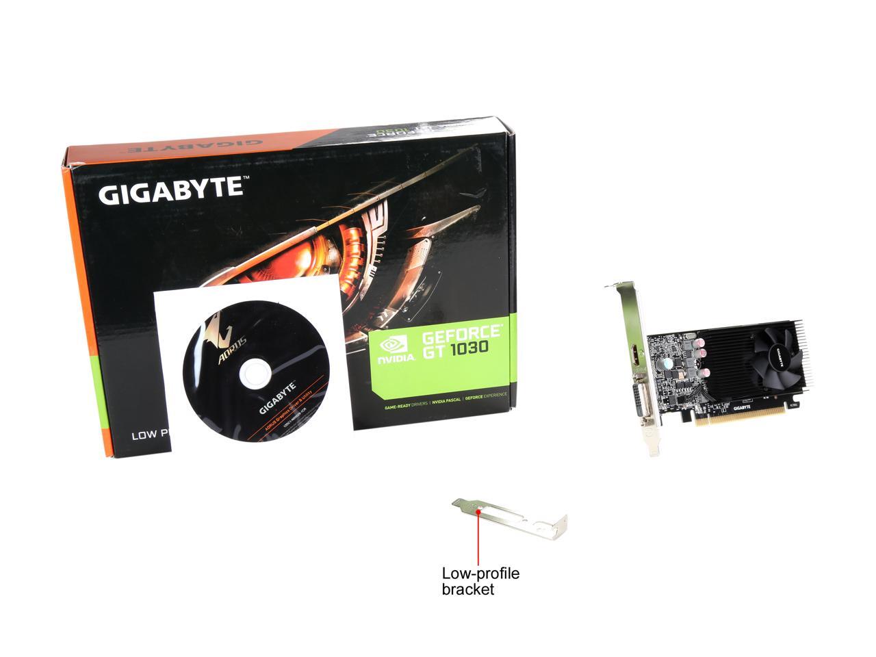 Open Box: GIGABYTE GeForce GT 1030 DirectX 12 GV-N1030D5-2GL Video Card ...