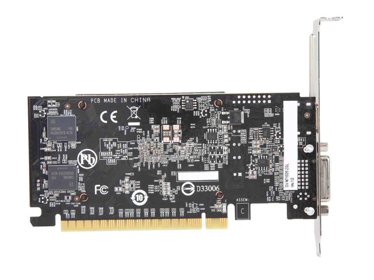 Refurbished: GIGABYTE GeForce GT 710 Video Card GV-N710D5-2GL - Newegg.com