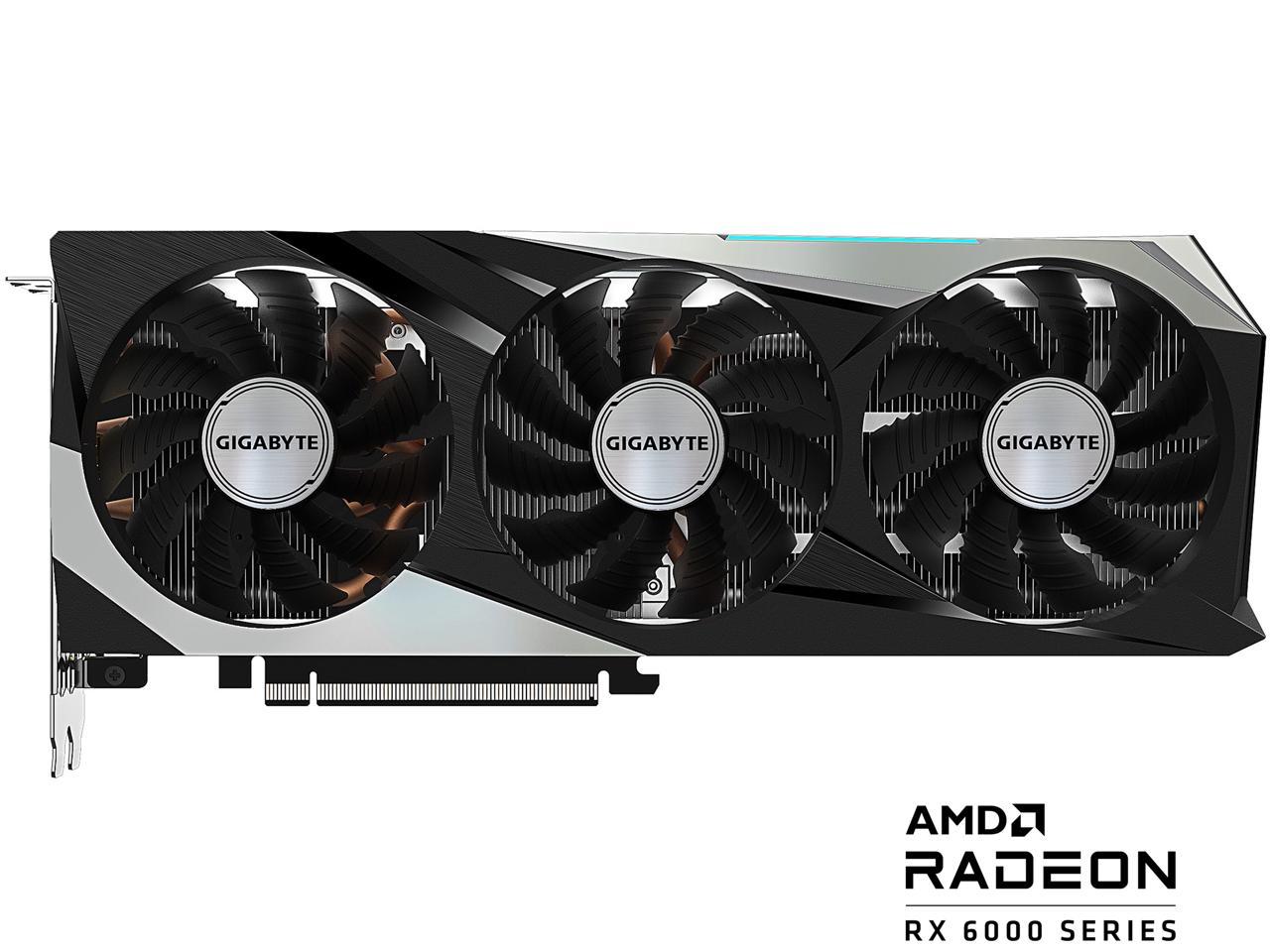 GIGABYTE Radeon RX 6800 GAMING OC 16G Graphics Card, WINDFORCE 3X Cooling  System, 16GB 256-bit GDDR6, GV-R68GAMING OC-16GD Video Card, Powered by AMD  