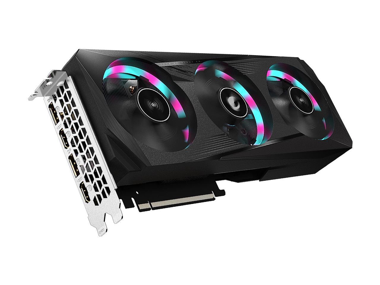 GIGABYTE AORUS GeForce RTX 3060 ELITE 12G Graphics Card, 3 x WINDFORCE ...