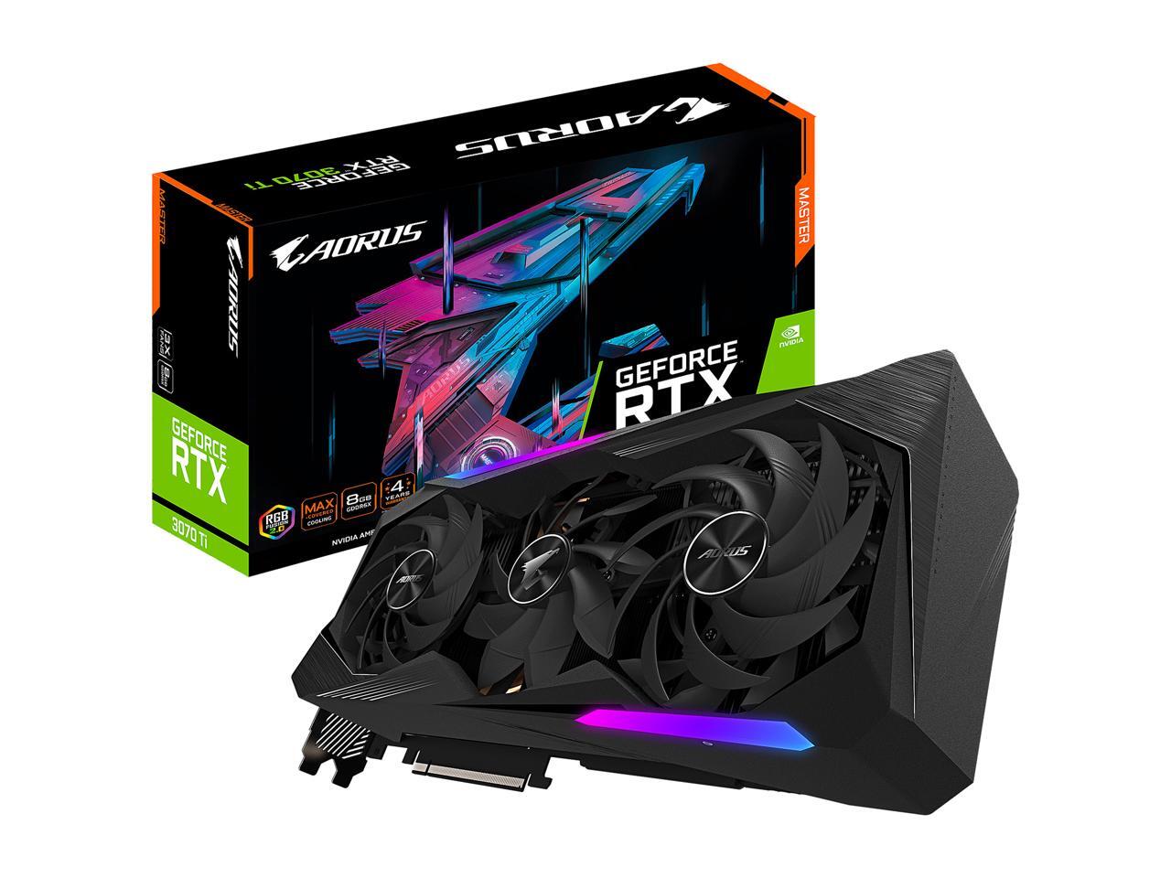 Open Box: GIGABYTE AORUS GeForce RTX 3070 Ti Video Card