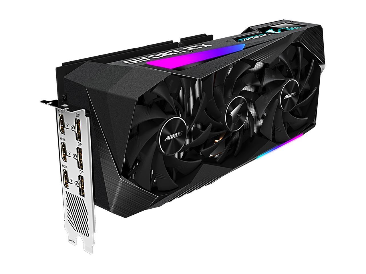 Gigabyte Aorus Geforce Rtx 3070 Master 8gb Gddr6 Pci Express 4 0 Atx Video Card Gv N3070aorus M 8gd Rev 2 0 Lhr Newegg Com