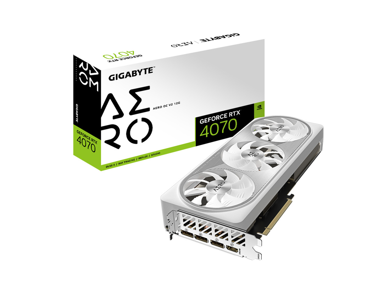 GIGABYTE GeForce RTX 4070 AERO OC V2 12GB GDDR6X