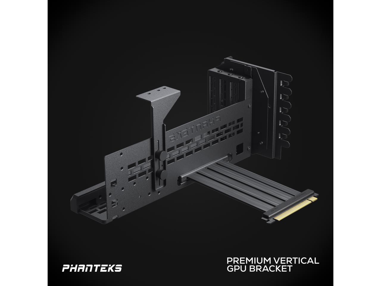 Phanteks Premium GEN4 Vertical GPU Bracket, DRGB Lighting, Adjustable