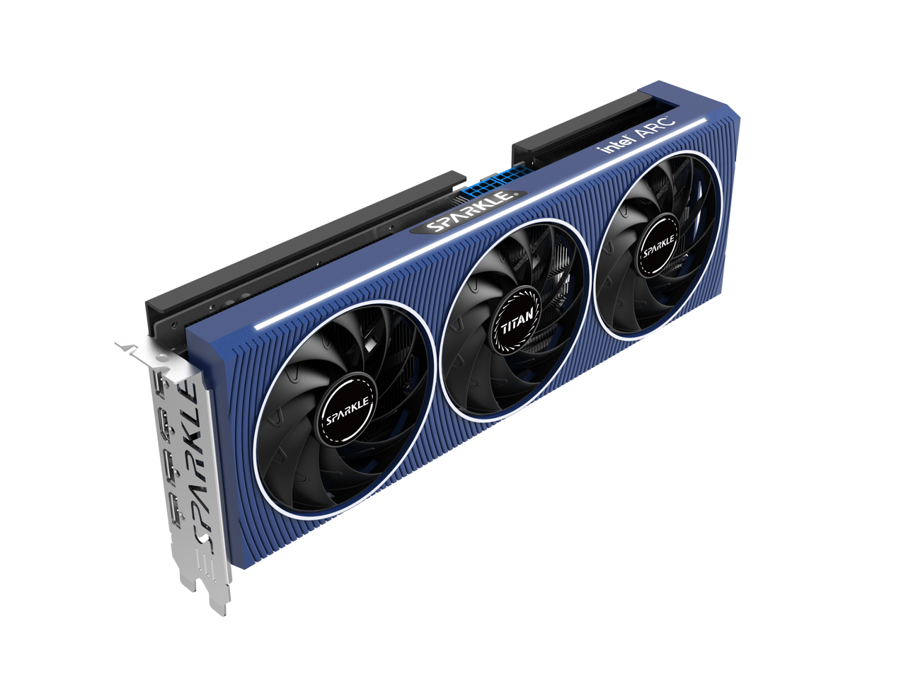 Sparkle intel arc a750 titan oc edition 8gb gddr6 thermalsync torn