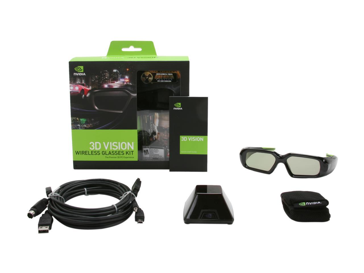 NVIDIA 3D Vision Wireless Glasses Kit Duke Nukem Forever Edition Model 942107010007004
