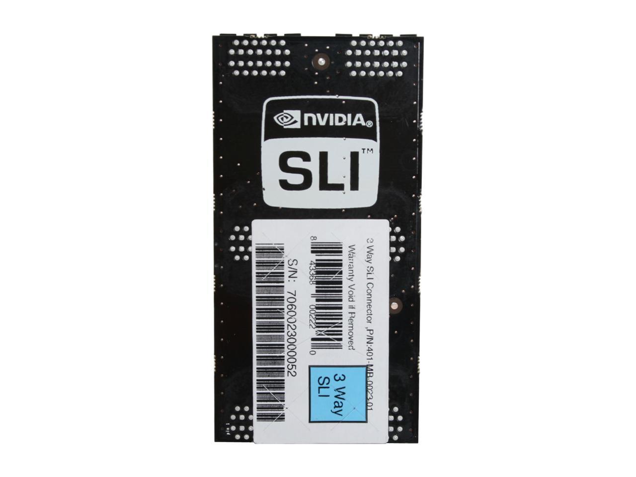 EVGA 3 Way SLI Connector Model 401-MB-0023-01 - Newegg.com