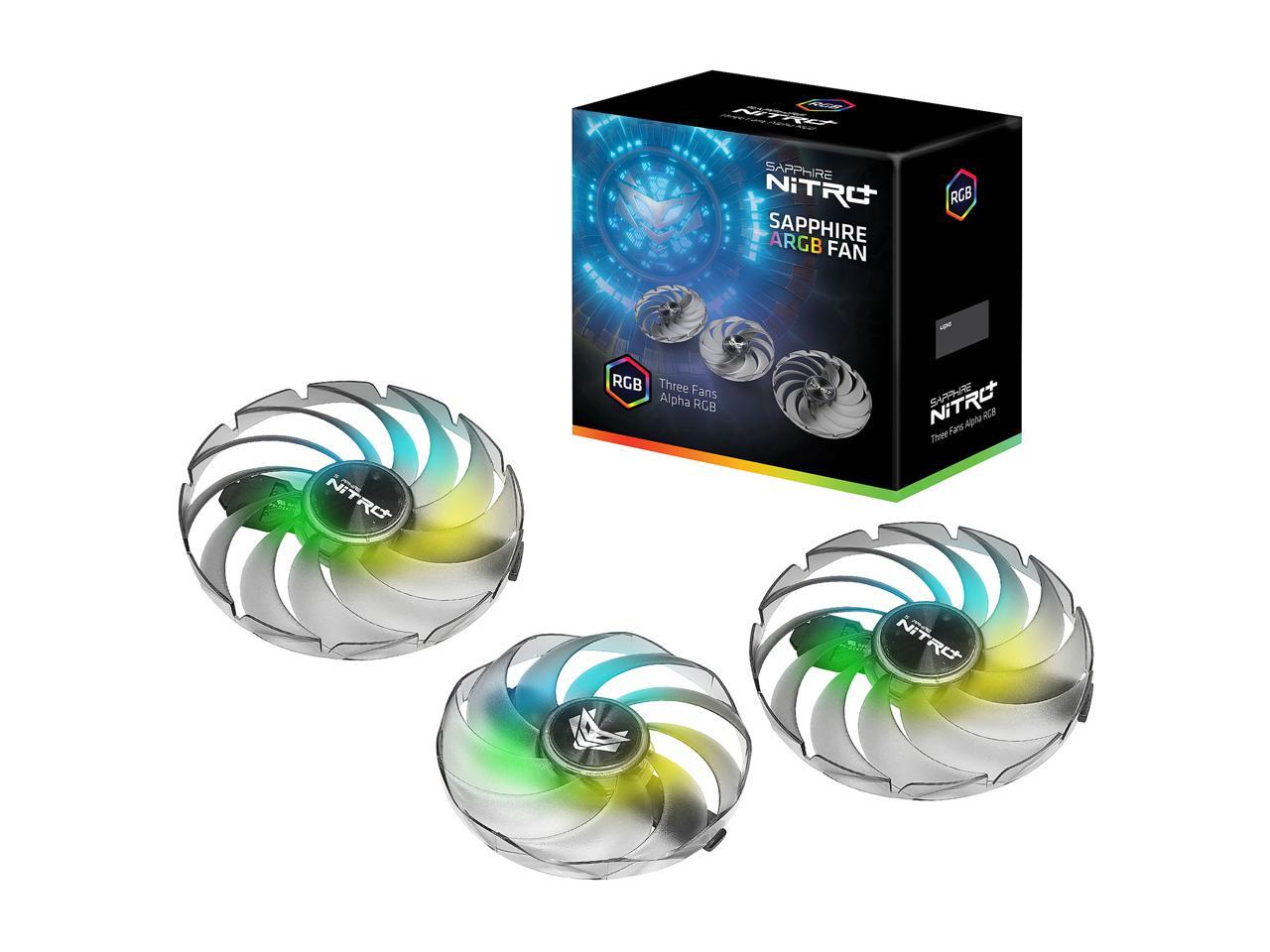 Sapphire Technology Gear ARGB Fan (3 In 1) For Nitro RX 6900/6800 6700 ...