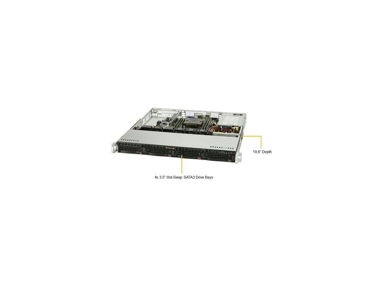 Supermicro SYS5019PM Up 1U Barebone, For Customized Please Contact