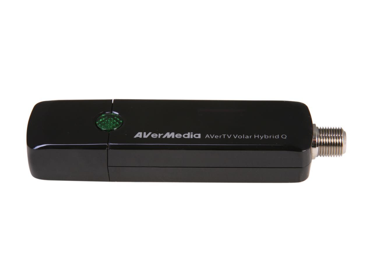 AVerMedia AVerTV Volar Hybrid Q, USB TV Tuner Supports Windows & Android TV  7.0+ (H837)