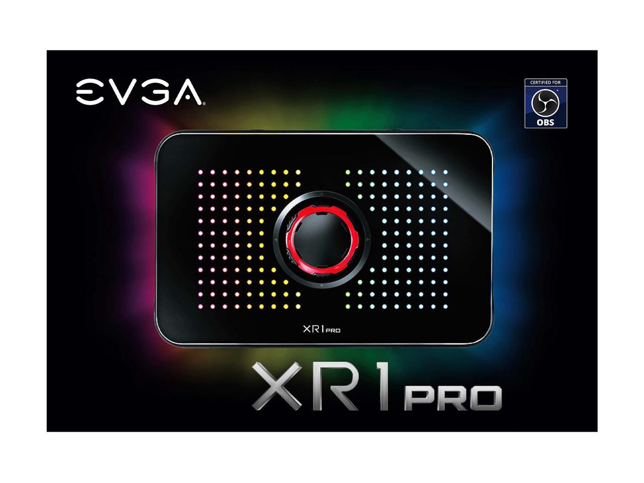EVGA XR1 Pro Capture Card, 1440p/4K HDR Capture/Pass Through, Certified
