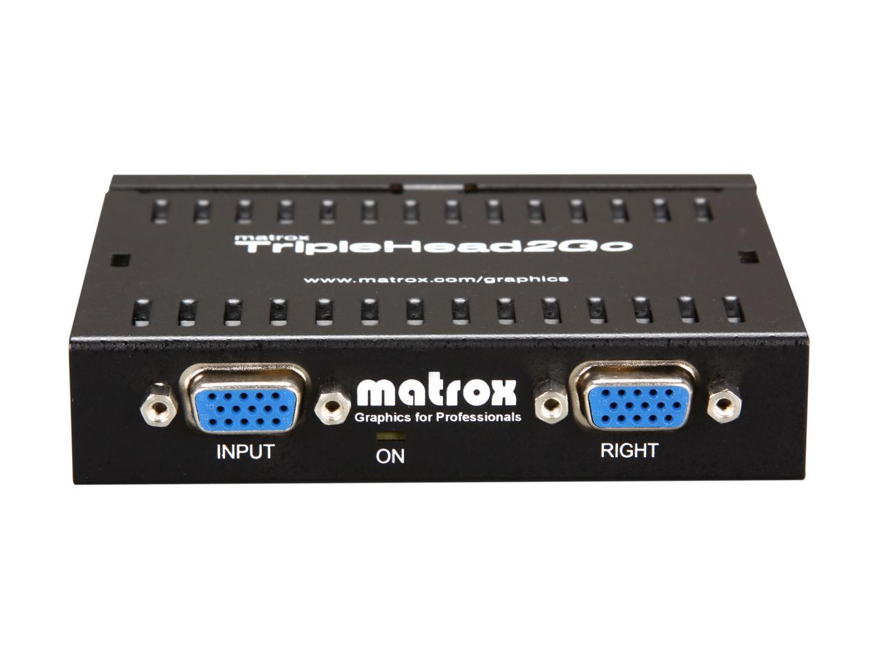 Open Box Matrox T2g A3a Ajf Triplehead2go