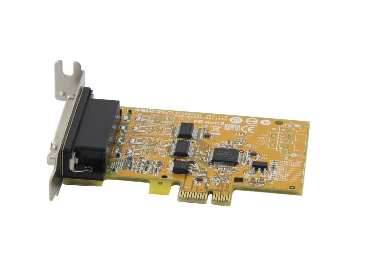 SUNIX 2port RS232 & 1port Parallel PCI Express Low Profile MultiI/O