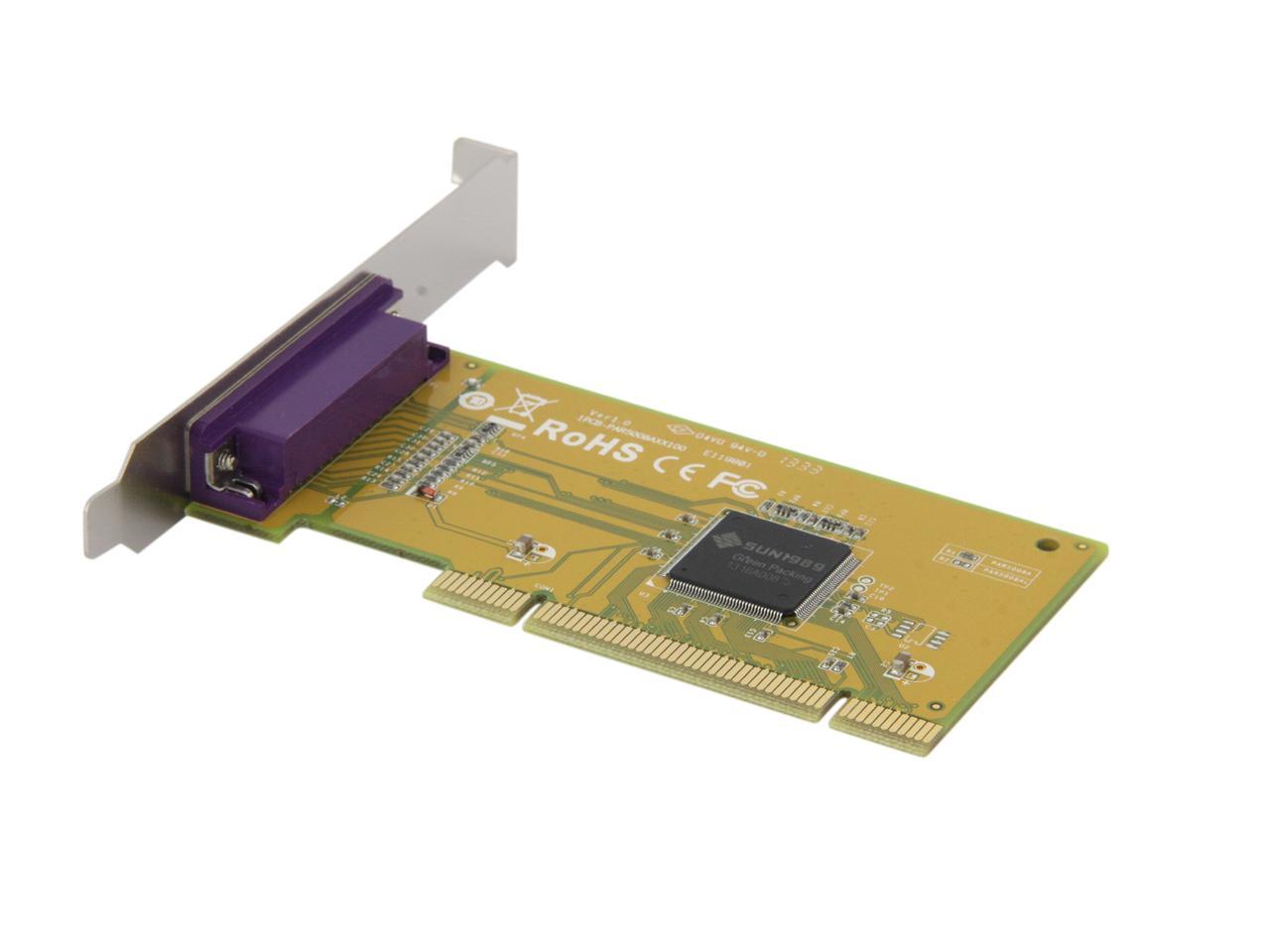 SUNIX 1-port IEEE1284 Parallel Universal PCI Board Model PAR5008A+L 
