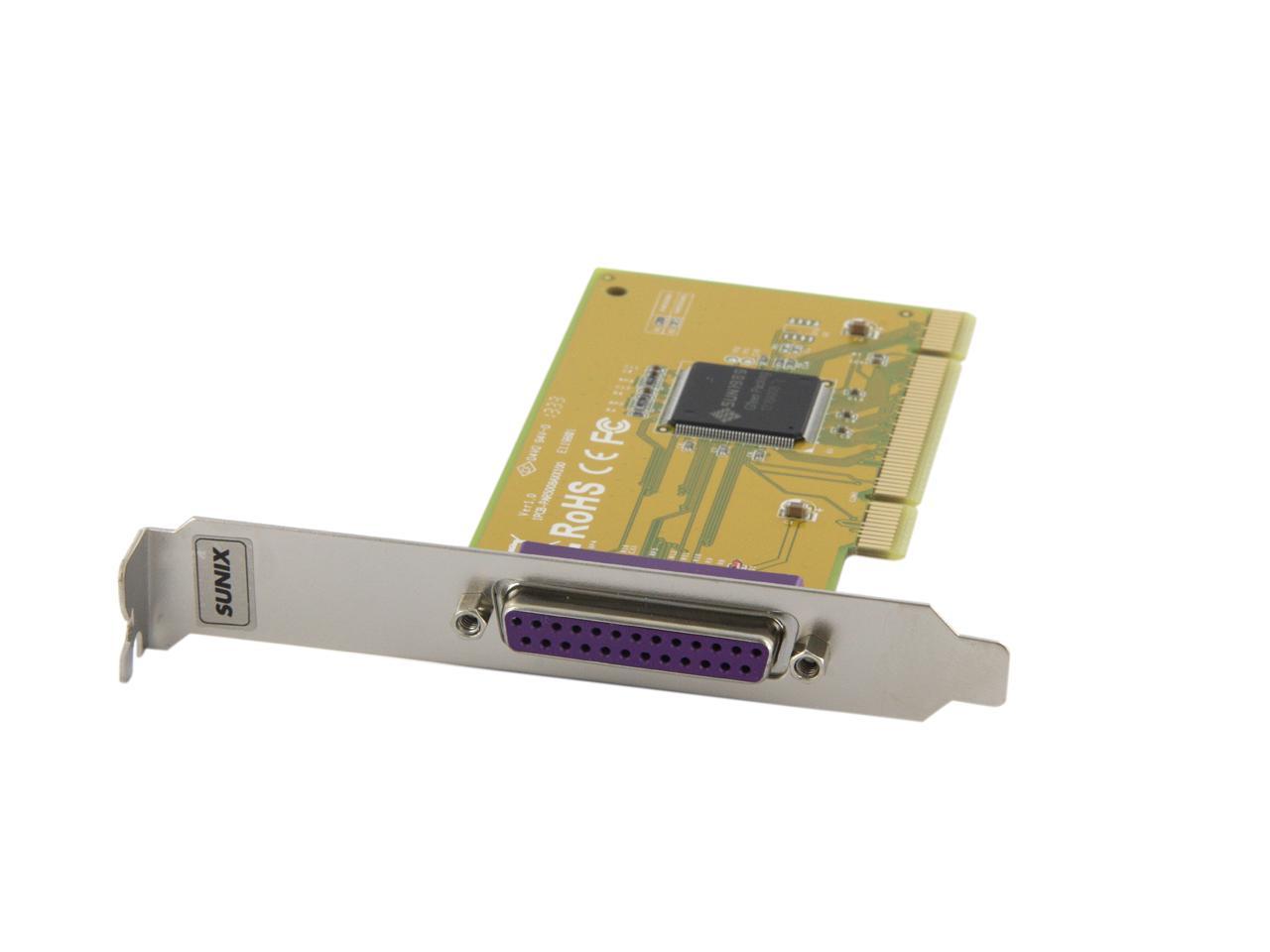 SUNIX 1-port IEEE1284 Parallel Universal PCI Board Model PAR5008A+L 