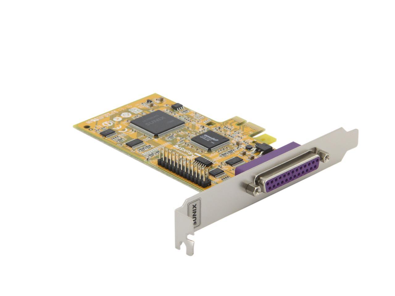 SUNIX 2port IEEE1284 Parallel PCI Express Board Model PAR5418A+L