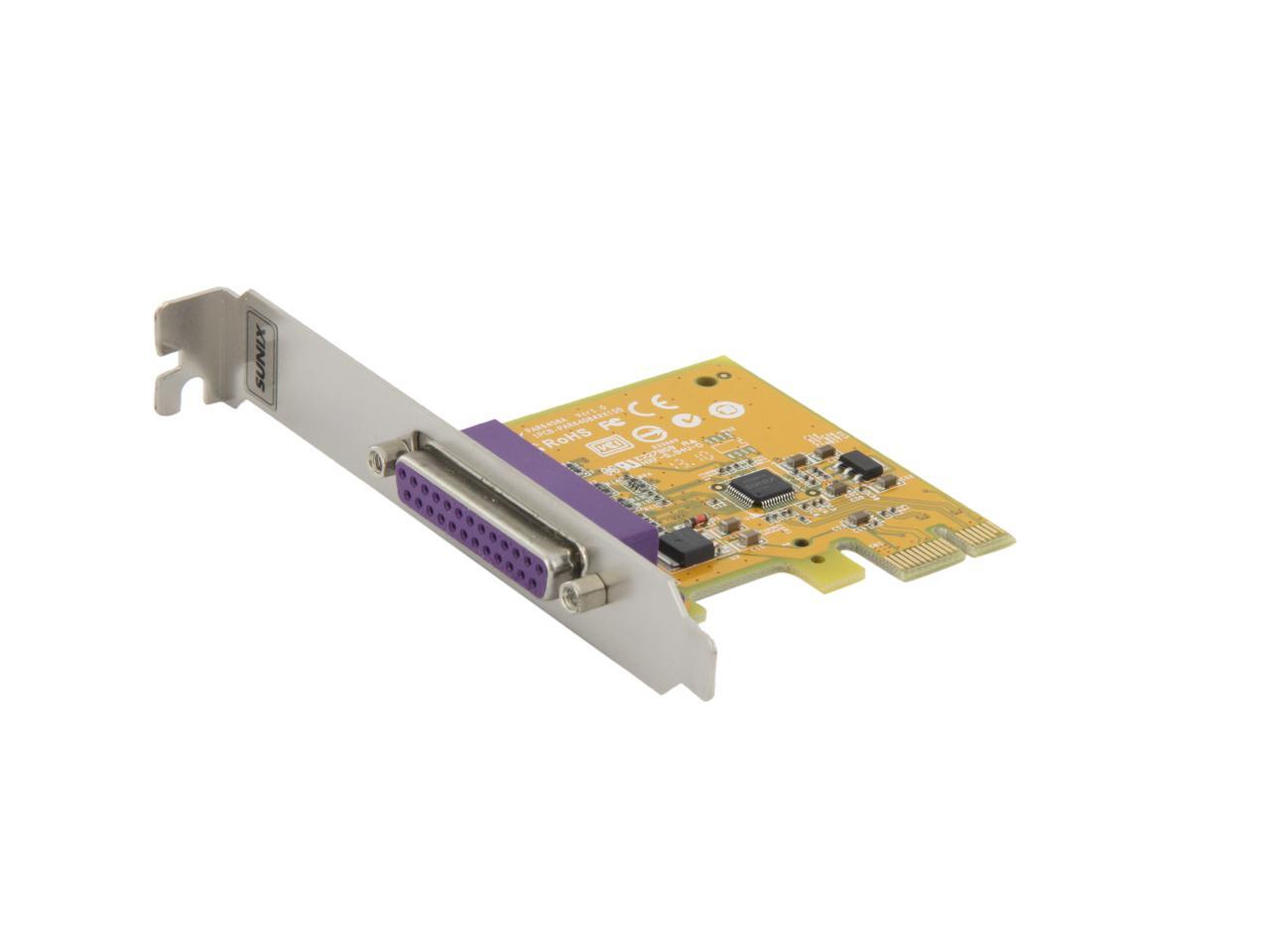 SUNIX 1port IEEE1284 Parallel PCI Express Board Model PAR6408A+L