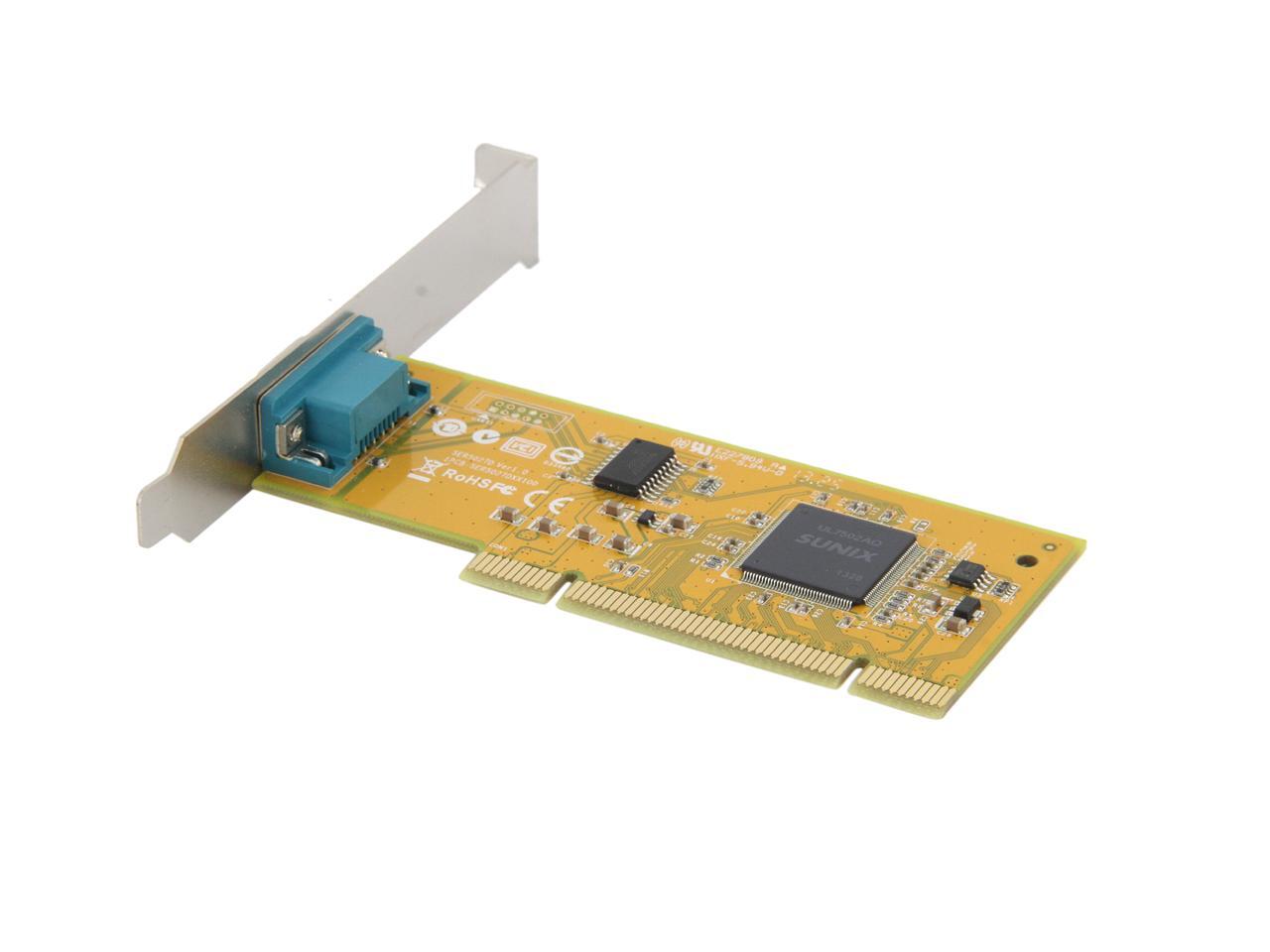 SUNIX 1port RS232 Universal PCI Serial Remap Board Model SER5027D+L