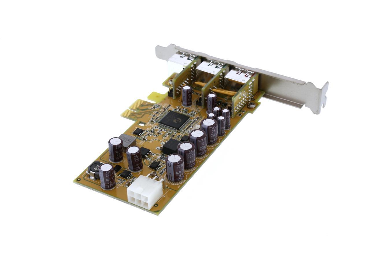 SUNIX 1port 24V & 2port 12V Powered USB PCI Express AddOn Card Model