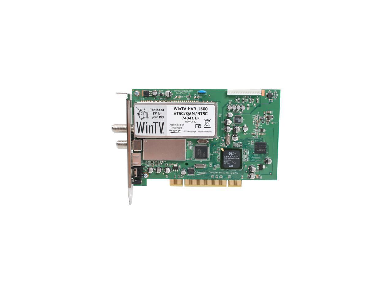 NEW Hauppauge WinTV HVR-1600 TV Tuner PCI Interface ATSC/ClearQAM/NTSC 