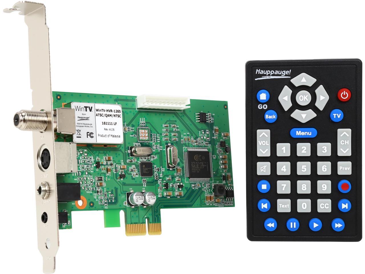 Hauppauge WinTV HVR-1250 Hybrid TV Tuner w/ Video Recorder PCI-E x 